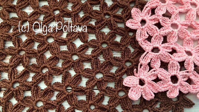 How to Crochet a Beautiful Flower Stitch