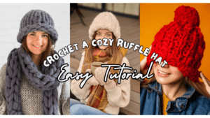 Crochet Ruffle Hat Tutorial