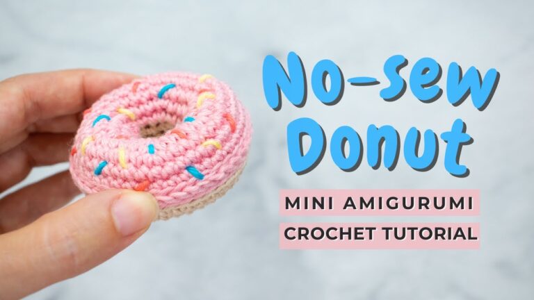 Create Your Own No-Sew Donut Amigurumi