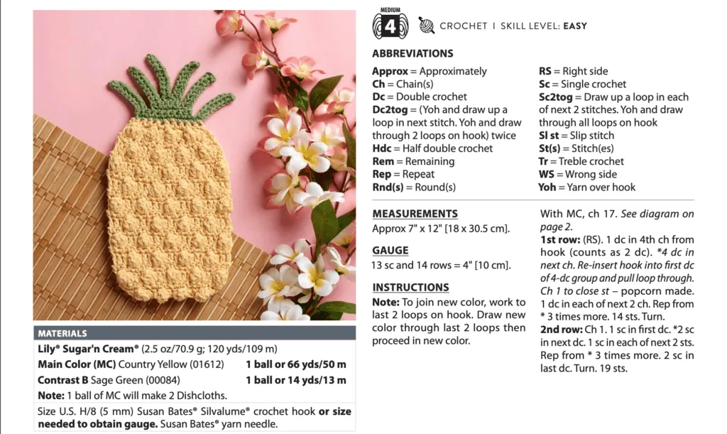 free crochet pattern
