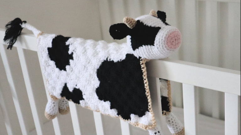 Beautiful Cow Blanket Crochet Pattern 2024