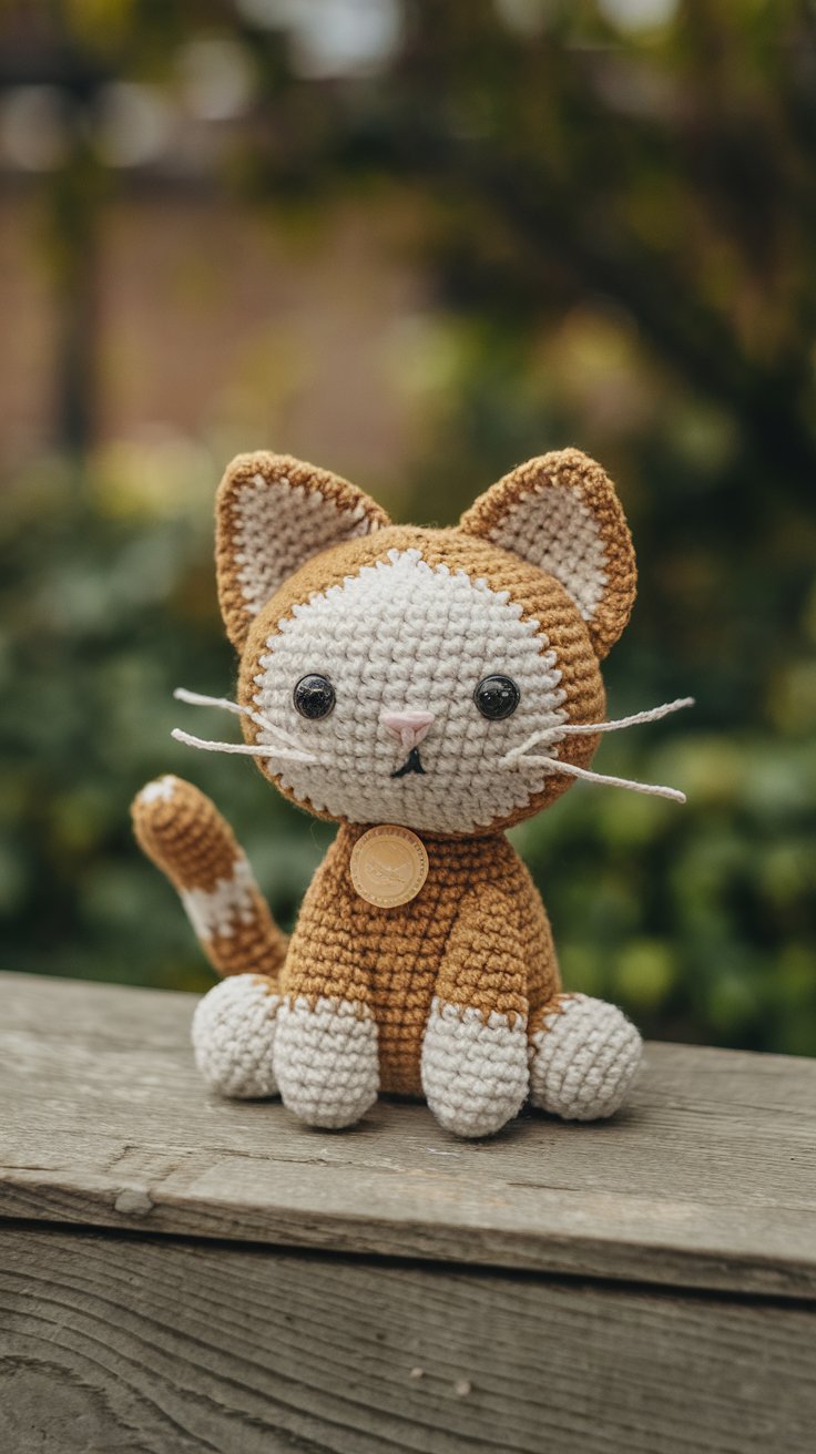 Cute Little Cat Amigurumi Free Crochet Pattern