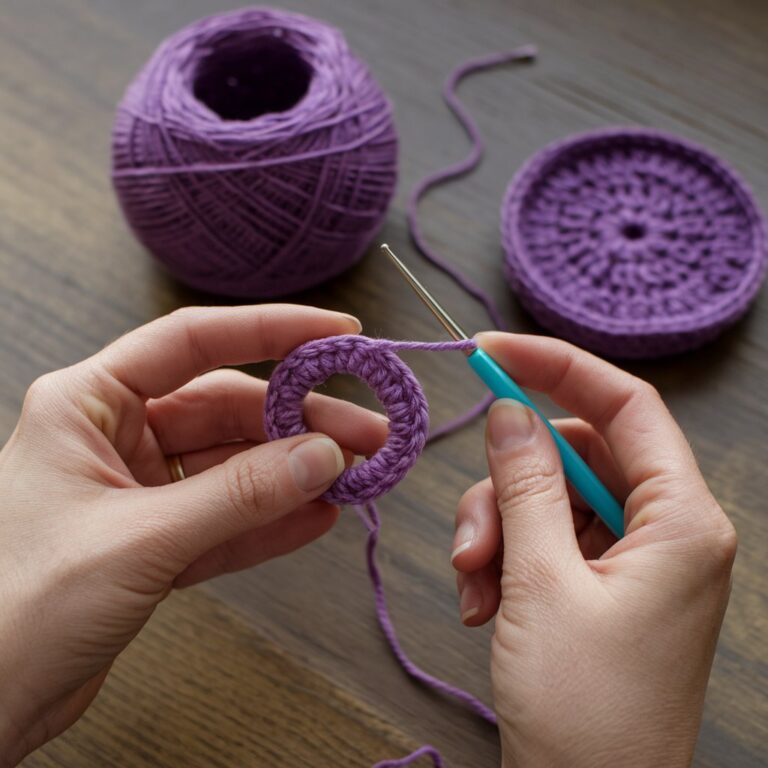 How to Crochet a Magic Circle for beginners