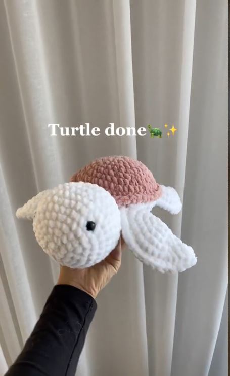 Crochet a Large Turtle