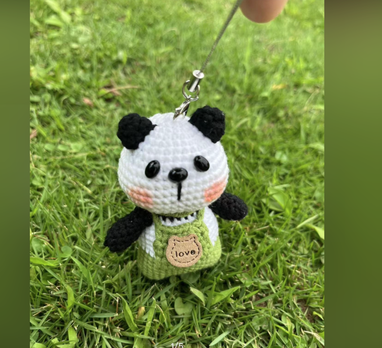 Crochet Adorable Panda Keychain Tutorial