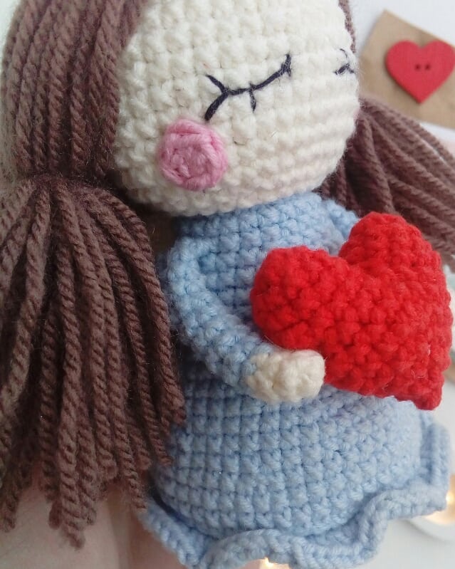 Amigurumi Valentine Doll Crochet Pattern