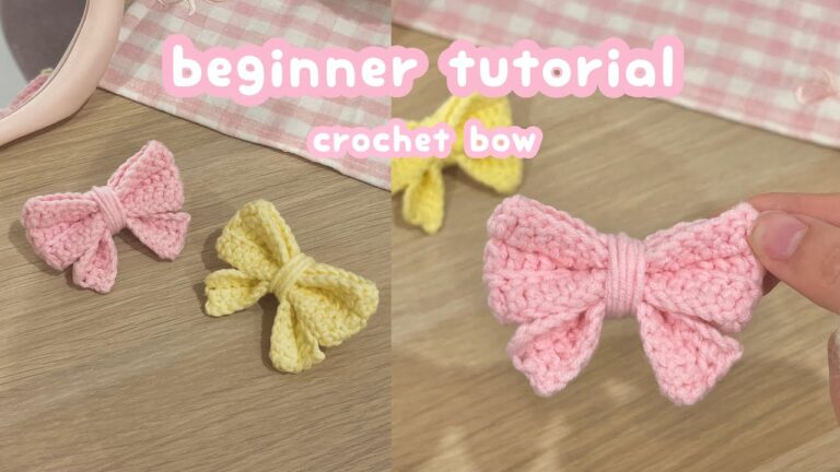 No-Tie Crochet Ribbon Tutorial