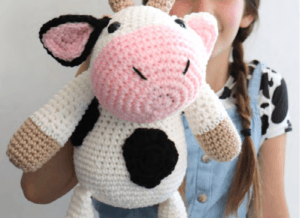 Crochet Cow Stuffie
