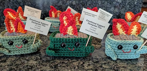 Craft Your Own Chaos: The Ultimate Dumpster Fire Crochet Pattern!