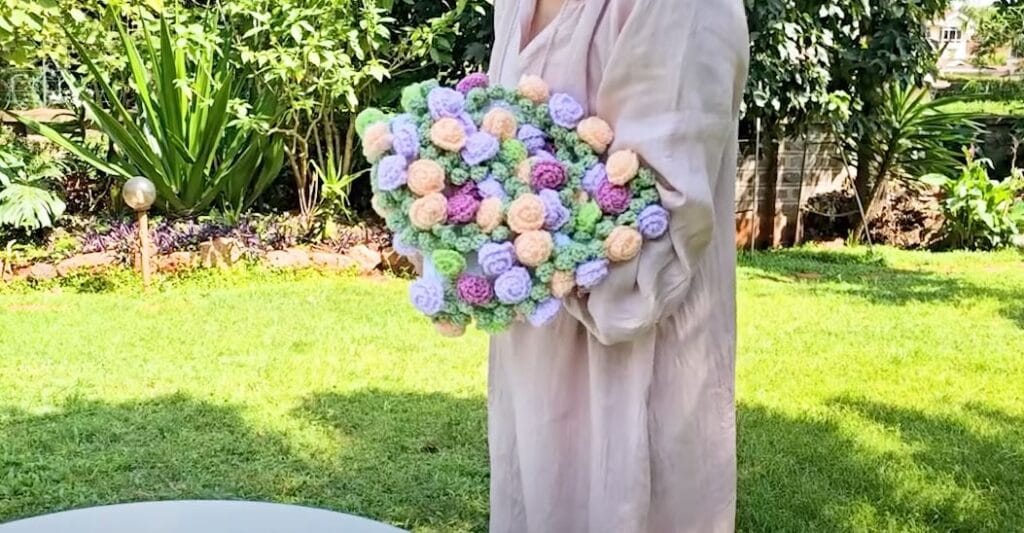 flower bouquet blanket crochet pattern free pdf