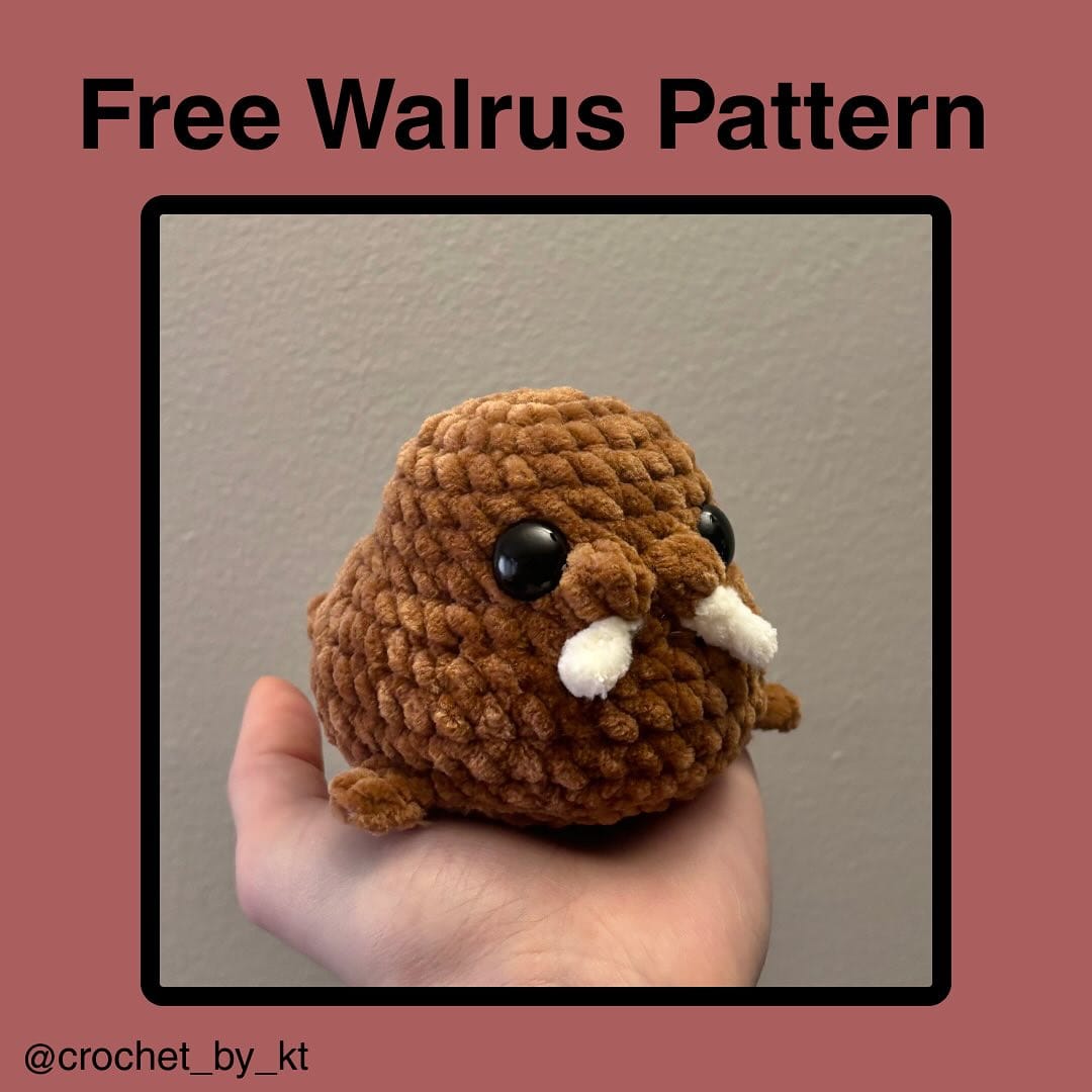 Free Crochet Walrus Pattern: An Adorable Amigurumi Chart