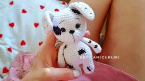 Amazing Amigurumi Dalmatian Puppy: Easy Crochet Pattern Inside!