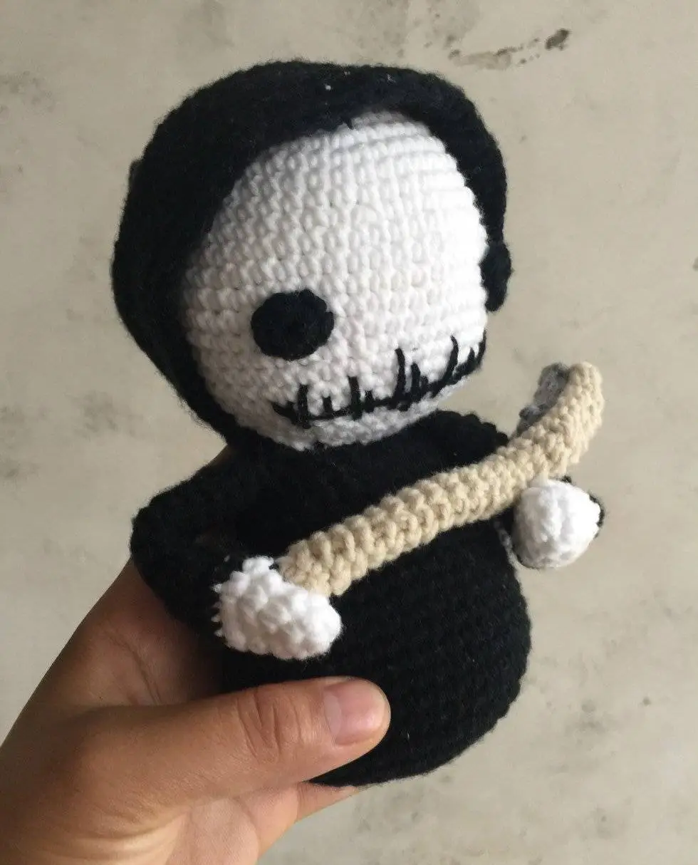 Grim Reaper Amigurumi Crochet Pattern