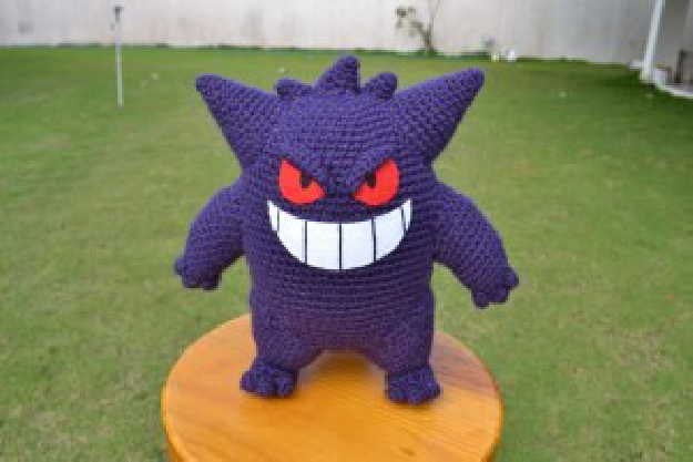 Free Gengar crochet Pattern: Your Spooky Amigurumi Pattern!