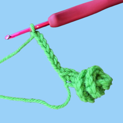 Pumpkin bunting close up