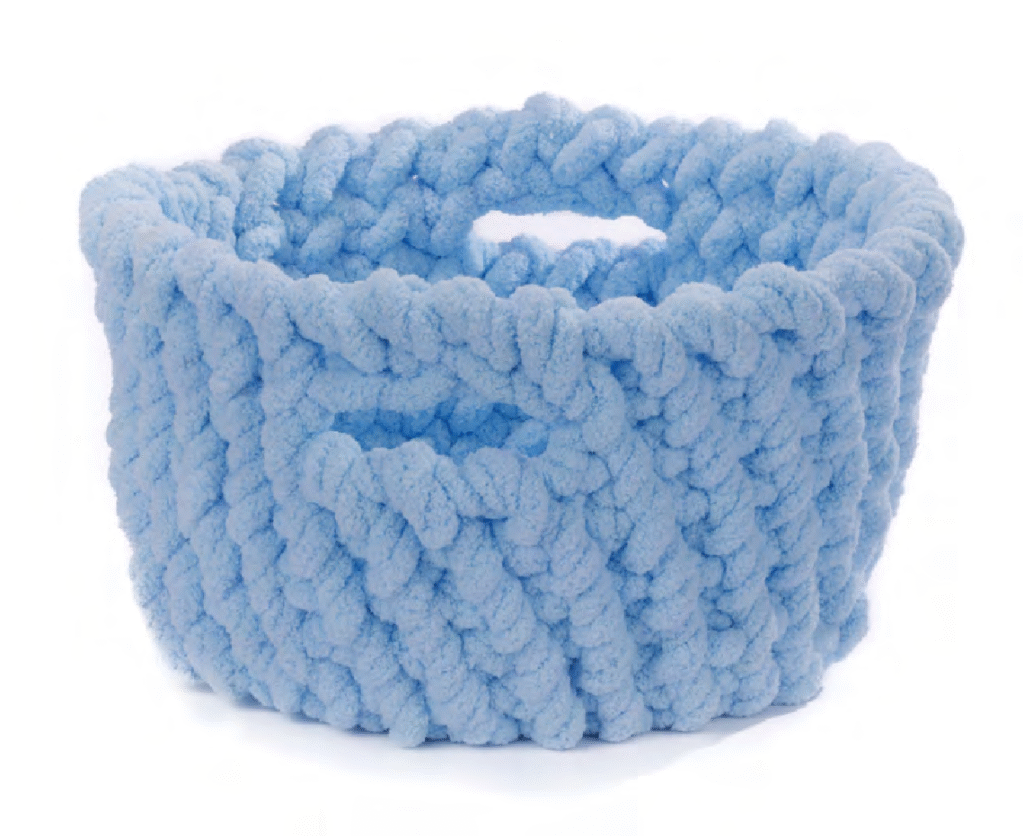 Make an Easy Bernat Crochet Basket