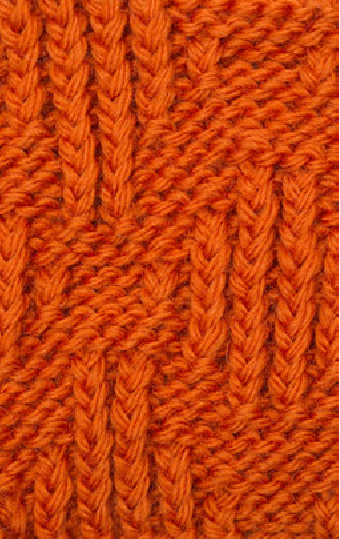 Reverse Stockinette Stitch Sample