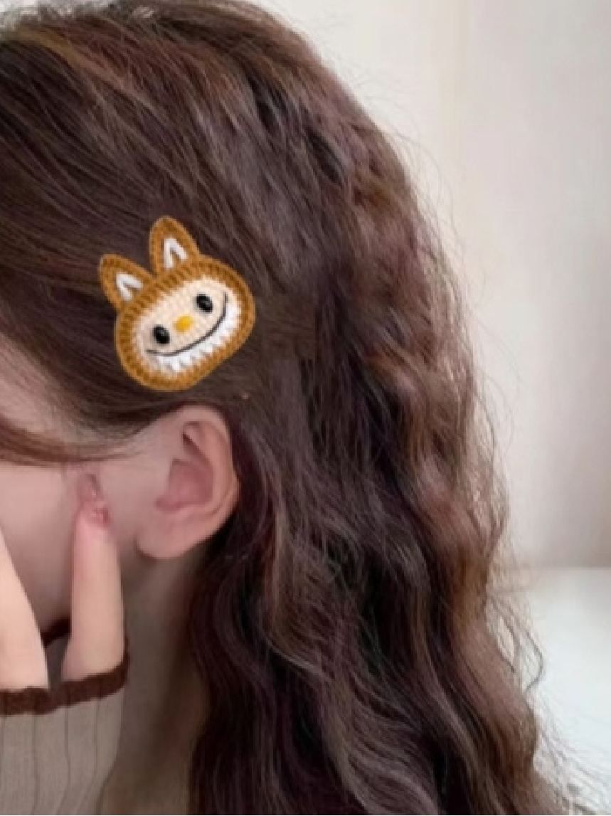 Finished Labubu Hair Clip