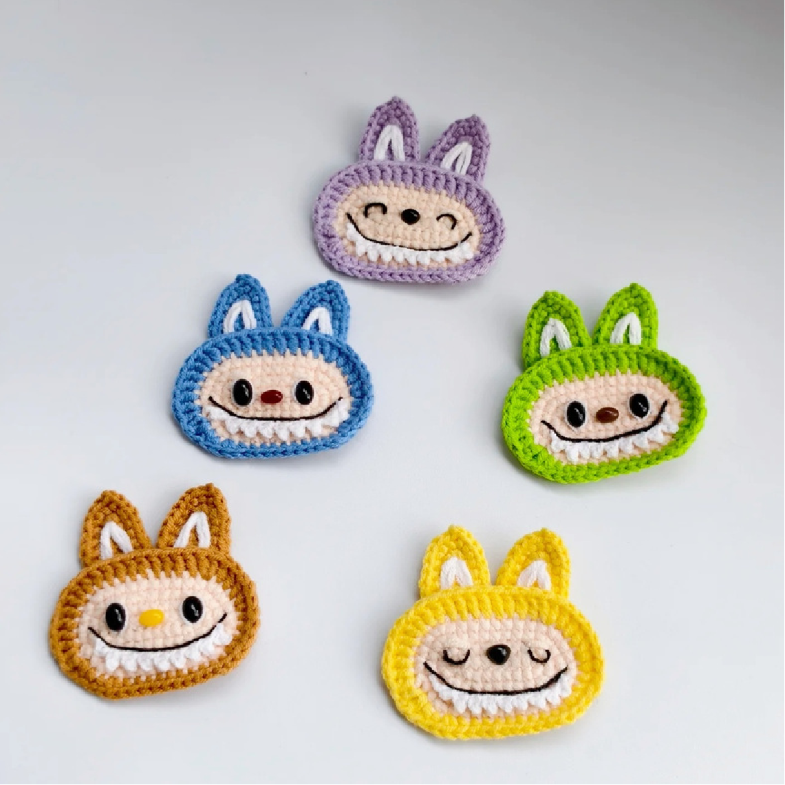 Embroidering facial features