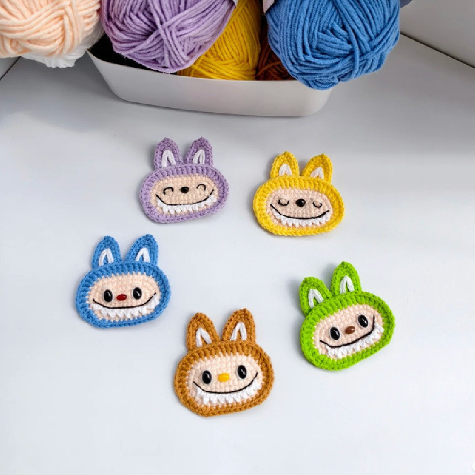 Adorable Labubu Hair Clip: FREE Pattern!