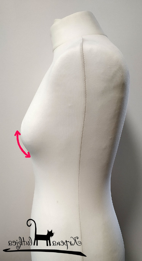 Guide for measuring back width