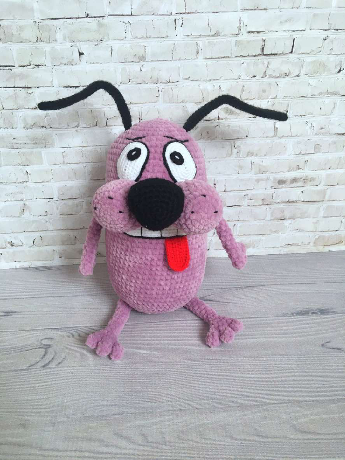 Craft Courage: The Cowardly Dog Crochet Pattern.