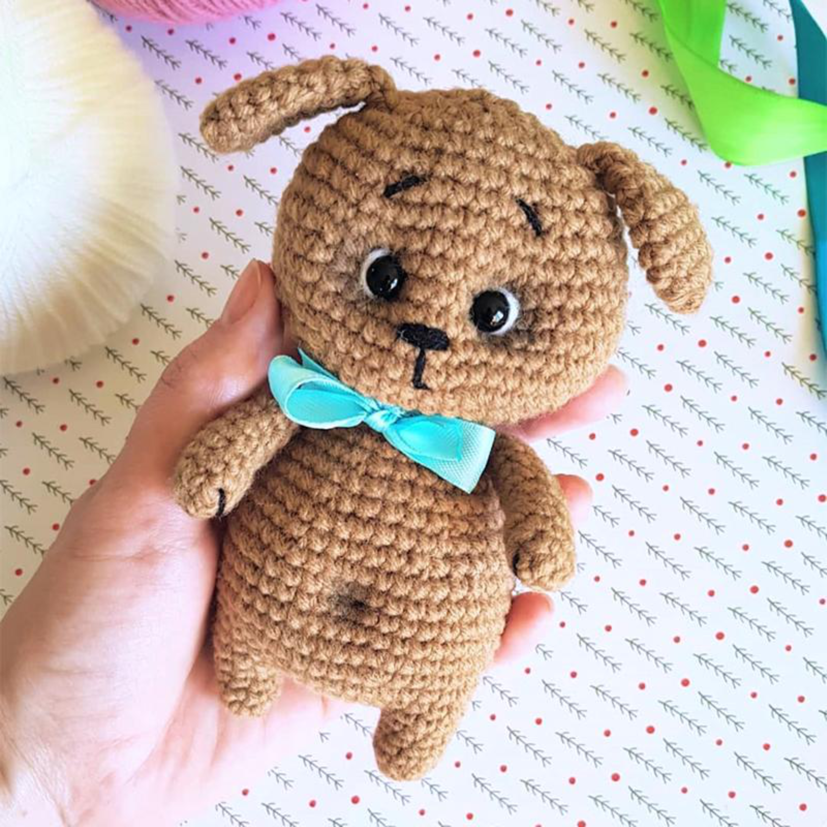 Crochet Bublik the Puppy: Free Amigurumi Pattern.