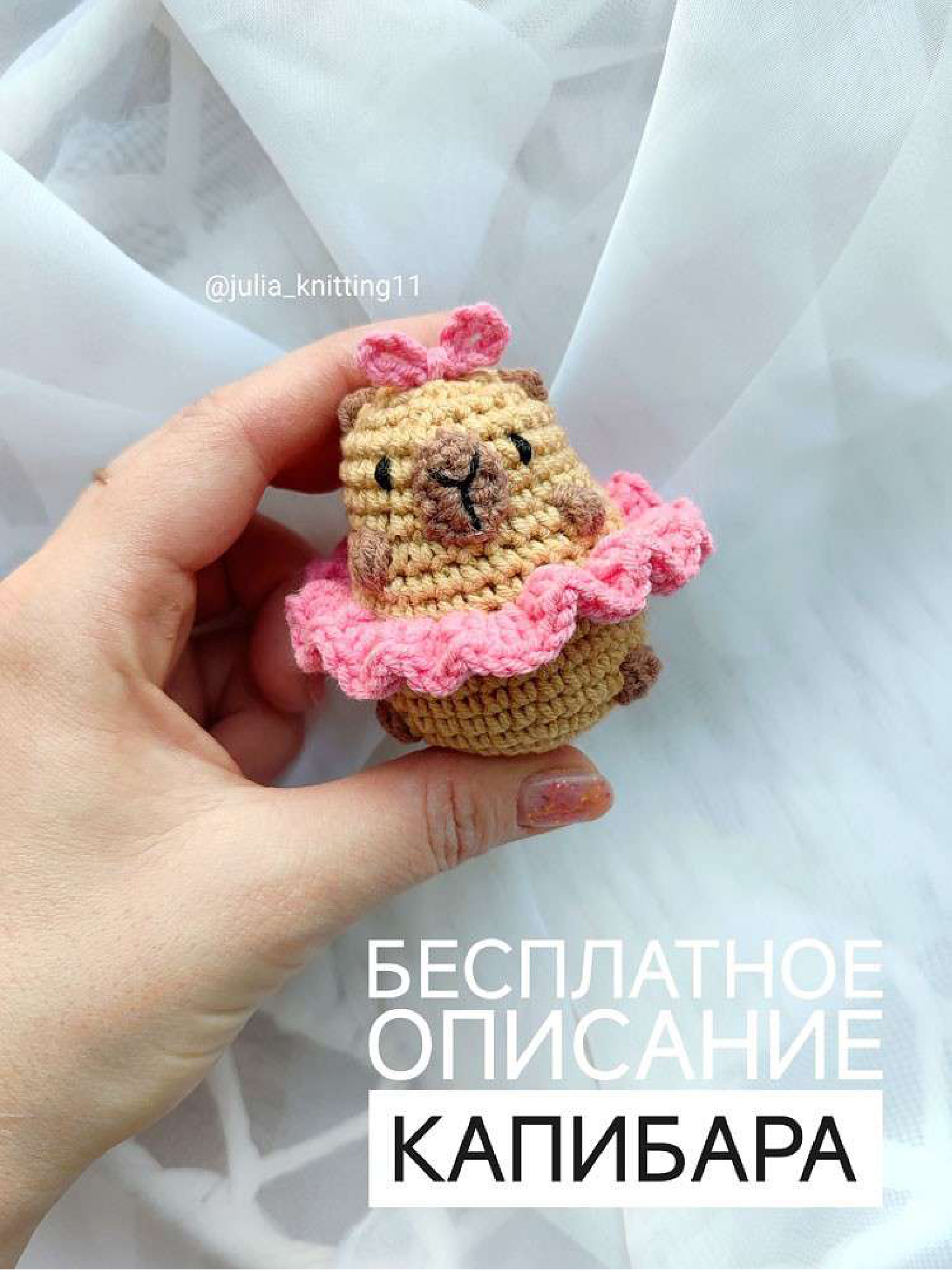 Crochet Capybara Amigurumi