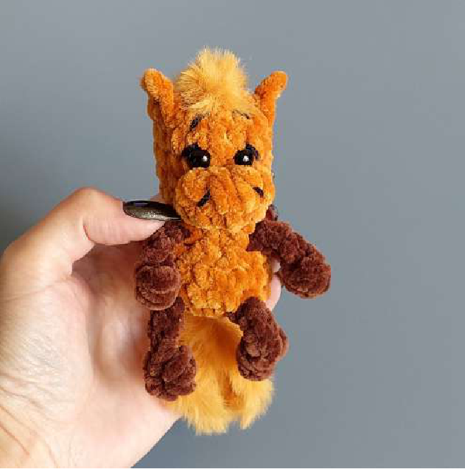 Crochet Horsey Head Detail