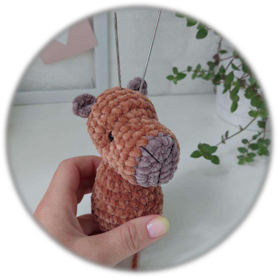 Finished and stuffed crochet body