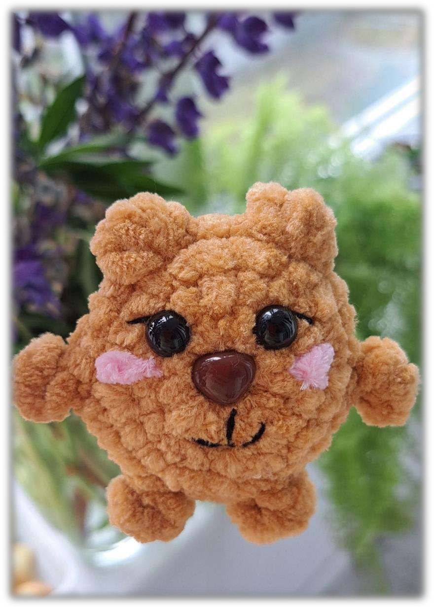 Finished Mikha Kruglyash Crochet Toy