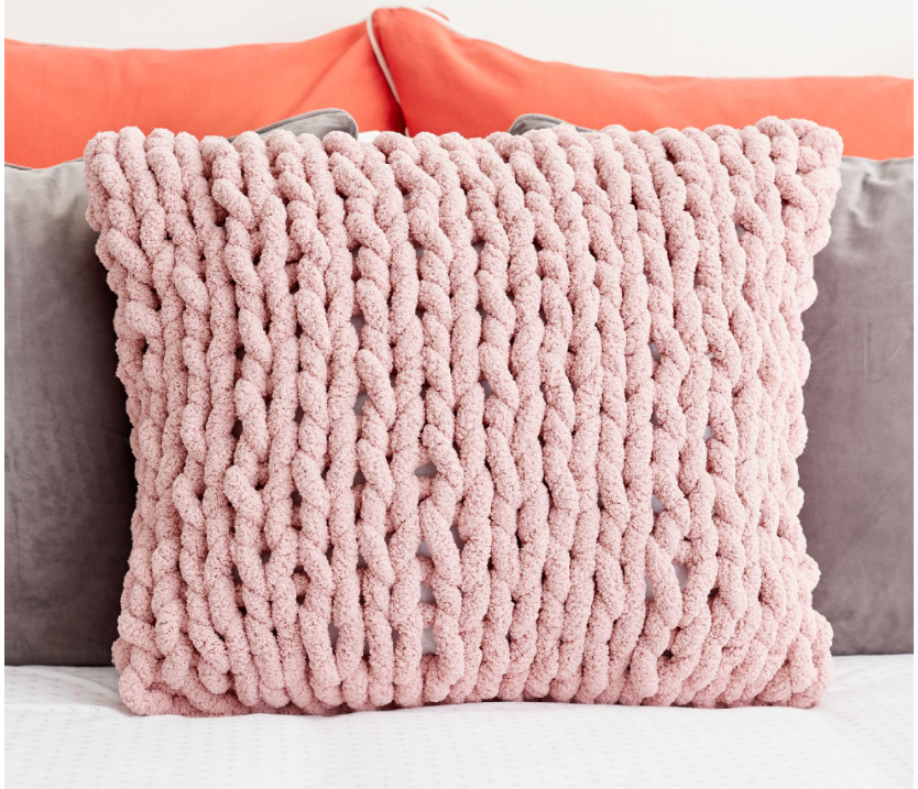 Beginner Knit Pillow: Free Easy Pattern!