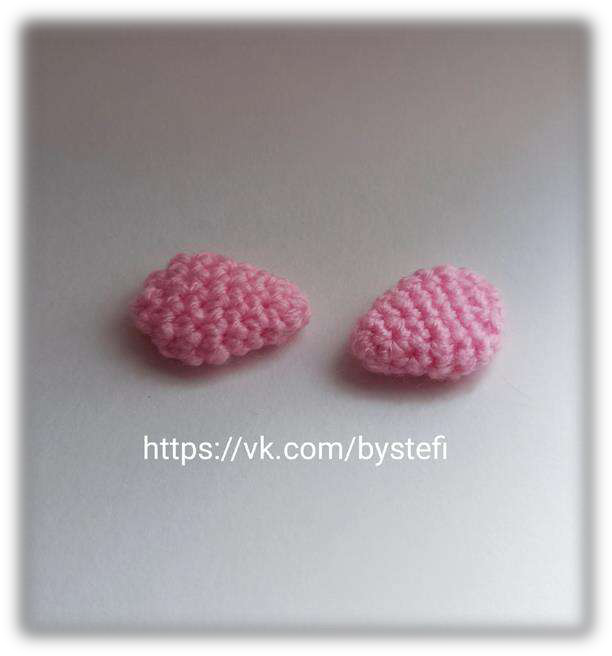 Crochet beak completed