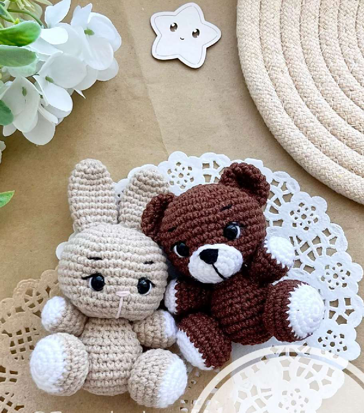 Craft Amigurumi Bunny & Bear Duo Now!