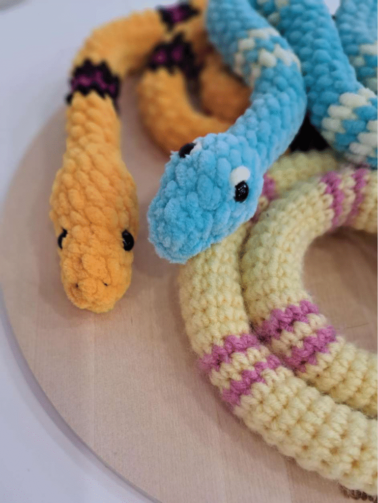 Your New Favorite Crochet Snake!
