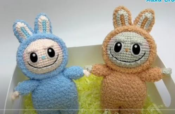 Crochet Your Adorable Labubu Toy!