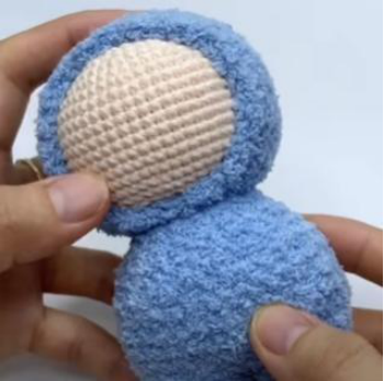 The completed body of the Labubu toy.