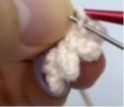 Inner and outer ear pieces for the Labubu toy.