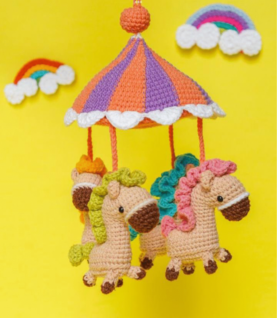 Whimsical Carousel Horses: Your Next Crochet Adventure!
