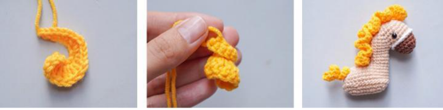 Tail Sewn to Horse Body