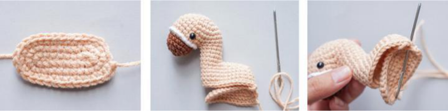 Sewing Bottom of Horse Body