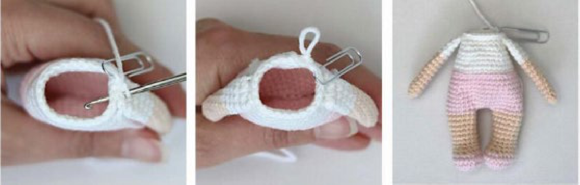 Crochet doll body beginning