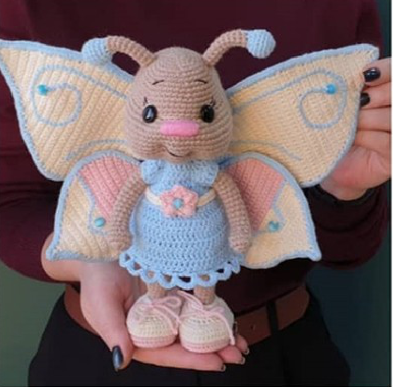 Add Whimsy: Free Crochet Butterfly Amigurumi