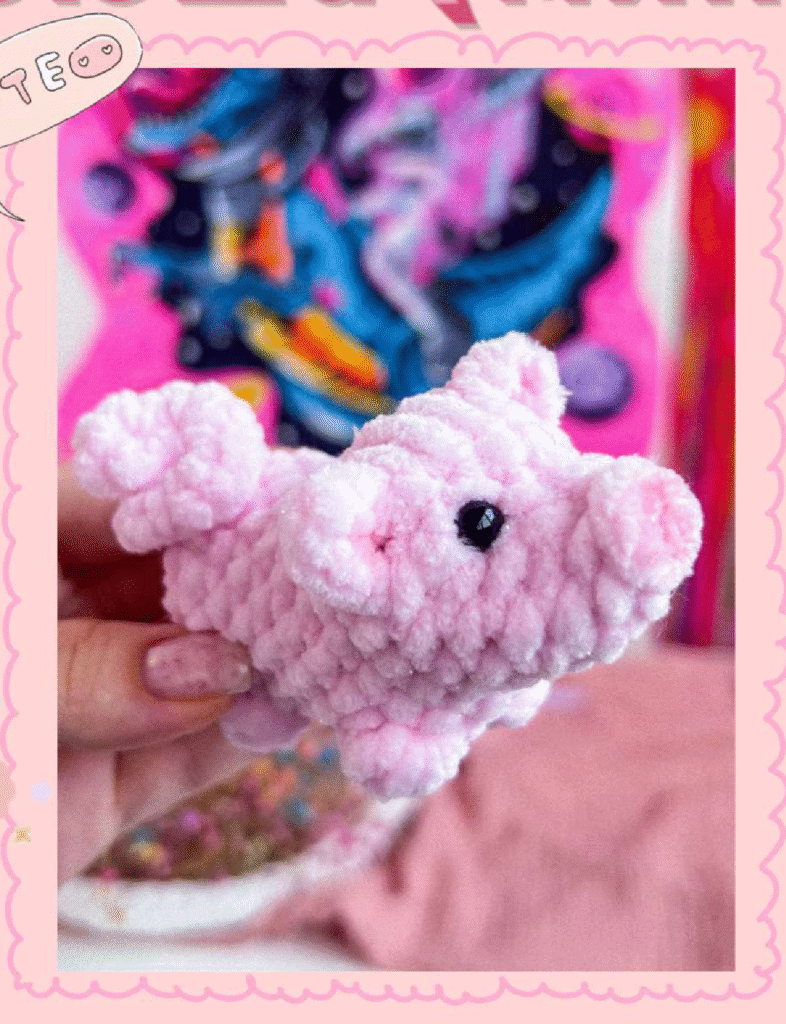 Crochet This Cute Mini Piggy Free Pattern