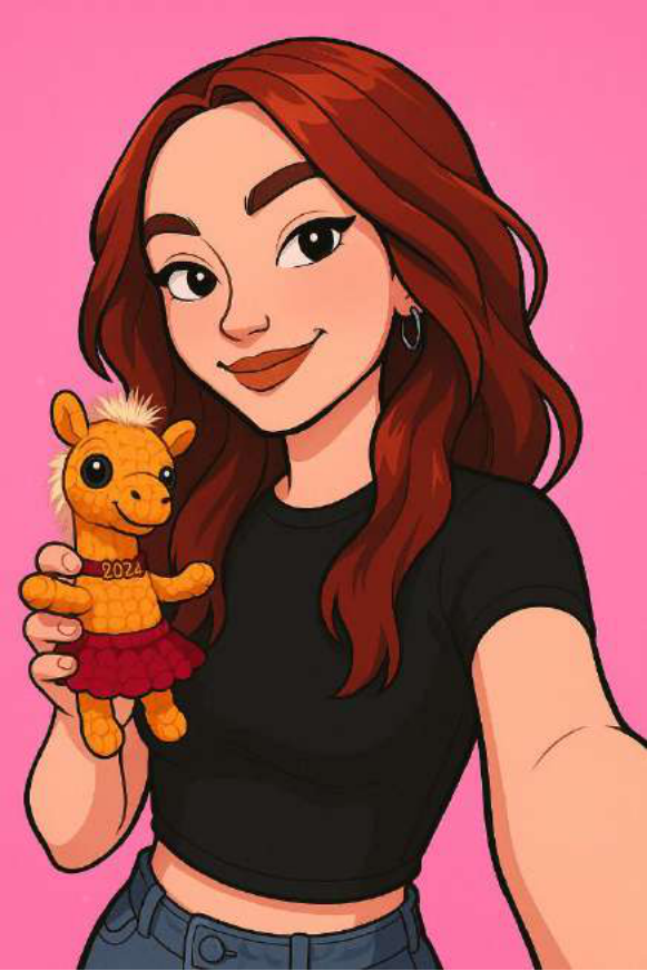 Close up of Igogoshka crochet head shaping