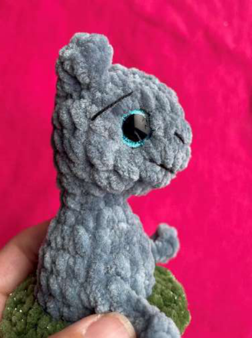 Sculpting the face, step 3.