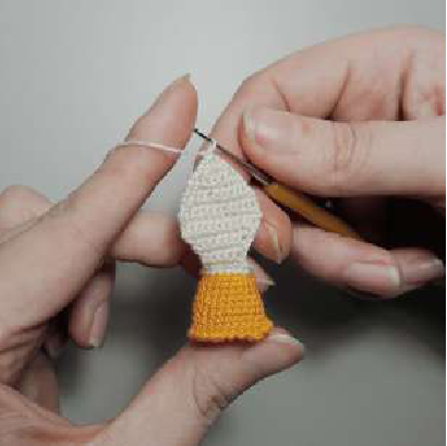 Finished center piece