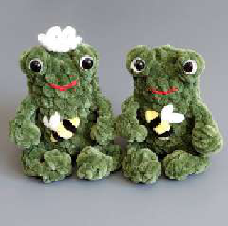 Adorable Mischievous Frogs Crochet Pattern