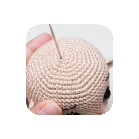 First wing attached to doll