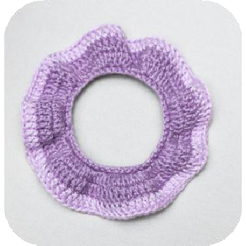 Crochet shoe in progress